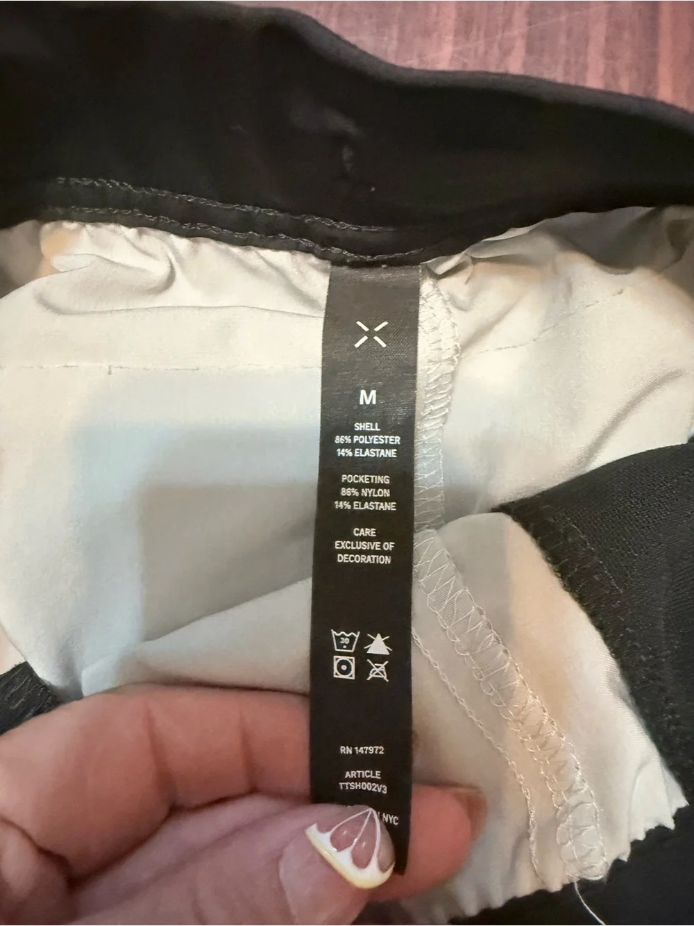 Ten Thousand Men's Athletic Shorts in Black and Cream